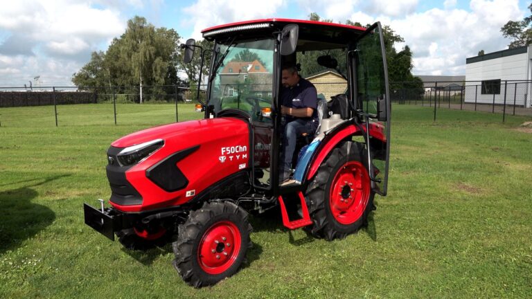 De TYM F50, een 50 pk tractor met veel mogelijkheden.